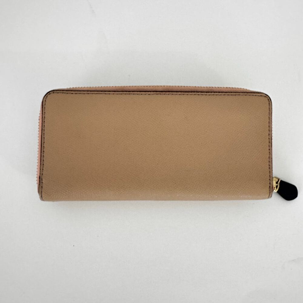 Coach Multifunction Zip Wallet Crossgrain Leather in Sunrise Multi F29940 - Picture 7 of 15